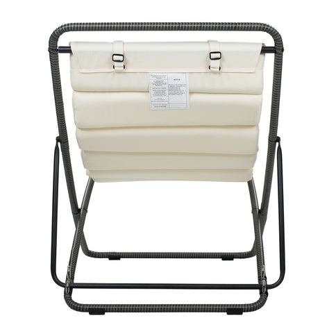 Outdoor Folding Chair With Adjustable Backrest (Set of 2)