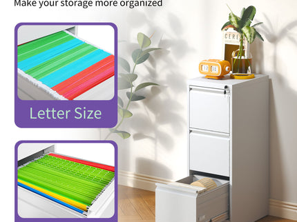 Steel Drawer Vertical File Cabinet With Lock For A4 Legal / Letter Size