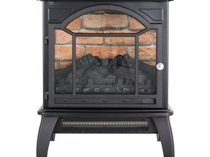 3D Flame Electric Infrared Quartz Fireplace Stove With Remote Control