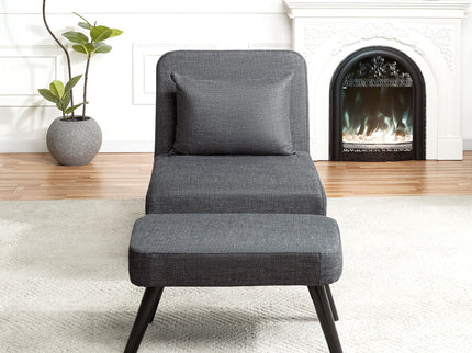 3 In 1 Foldable Chaise Lounge With Adjustable Backrest