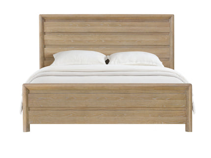 Contemporary Style Panel Bed