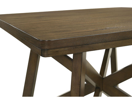 Maxine - Square Counter Height Dining Table - Brown