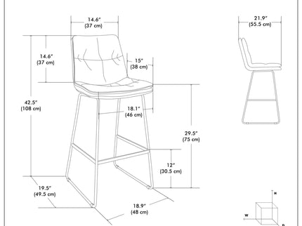 Danika - Bar Stool (Set of 2)