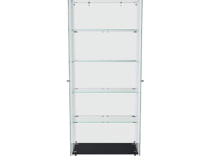 Premium 5 Tier Glass Display Case With 5 Dynamic LED Modes