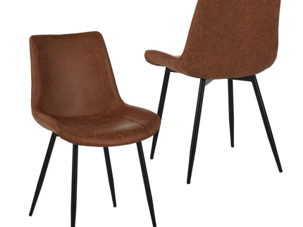 Dining Chairs (Set of 4) - Brown