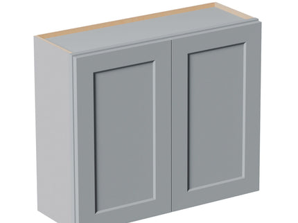Shaker Wall Cabinet With Soft Close Hinges, Adjustable Shelves, Double Door