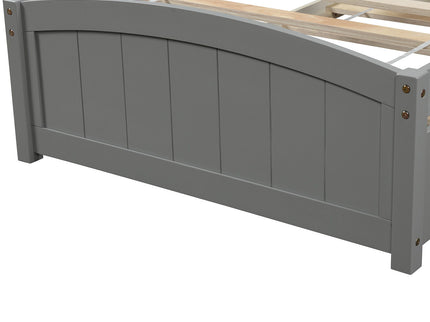 Platform Bed & Headboard, Footboard And Wood Slat Support