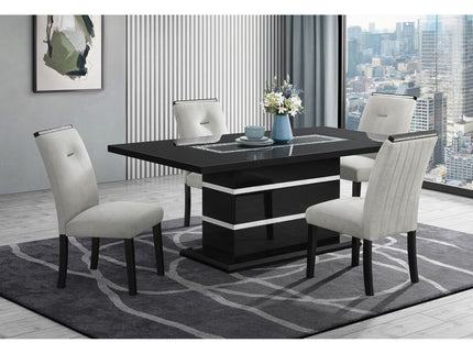Ariya - Dining Chair (Set of 2) - Black / Gray