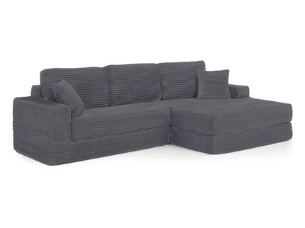 Modern Minimalist L Shape Modular Sectional Sofa, Couch