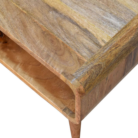 Solid Wood Open Media Unit