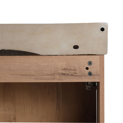 Wall Mounted Bathroom Vanity & Sink & Soft Close Door
