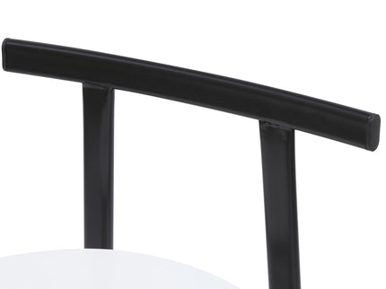Modern Bar Stools With Backrest For Kitchen (Set of 3)