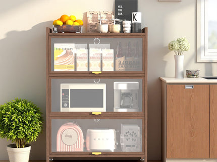 Flip Doors Cabinet, With Ample Storage Space