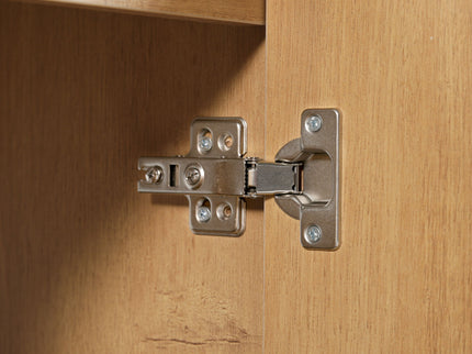Double Sink Bathroom Vanity Soft Close Doors, Divided Drawers, Wall Mounted - Wood