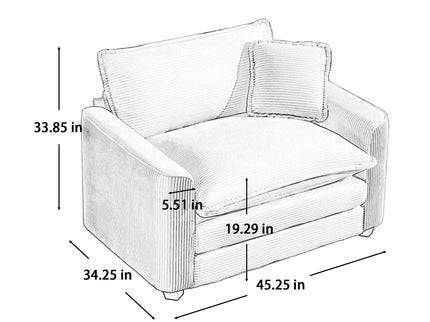 Elegant Oversized Sectional Sofa Set With Deep Seats And Flexible Layout
