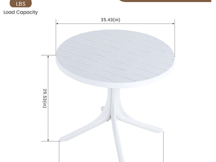 Round Table - White