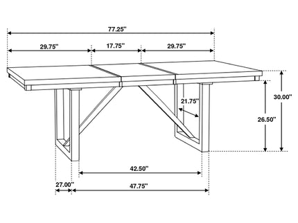 Holloway - Dining Set With Extension Leaf