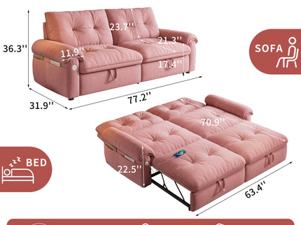 Convertible Cloud Like Sofa Bed