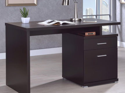 2 Drawer Reversible Office Desk With Modular Design