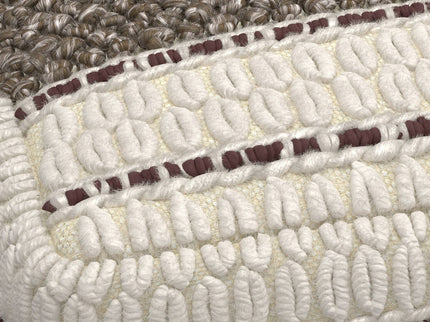Grady - Handcrafted Square Pouf