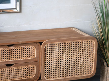 Teak Cabinet - Natural Wood / Brown