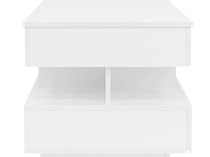 Multi Functional Lift Top Coffee Table With 2 Drawers