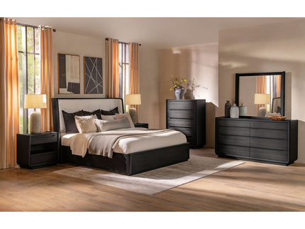 Bangor - 5 Drawer Bedroom Chest - Black