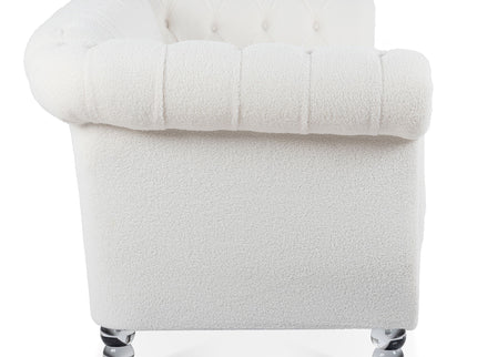 Rolled Arm Chesterfield 3 Seater Sofa