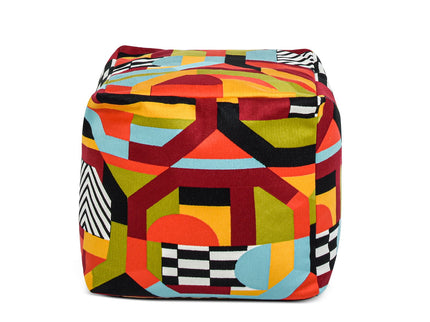 Pouf Luxury Oversized Bean Bag Cube Ottoman