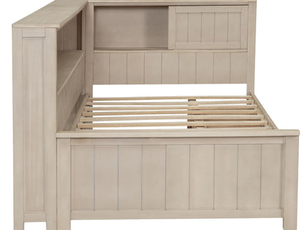 Daybed With Storage Shelves And 3 Drawers