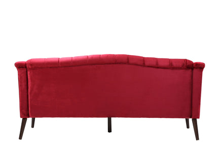 Comfy 3 Seat Sofa With Wooden Legs, For Living Room And Study