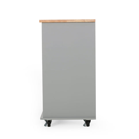 Yohaan - Contemporary Kitchen Cart With Wheels