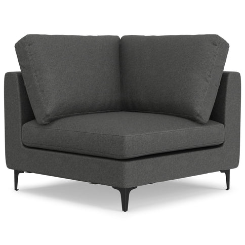 Ava - Mid Century Corner Sectional Sofa Handcrafted