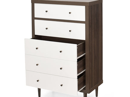 Nystrom - Mid Century Modern 5 Drawer Dresse