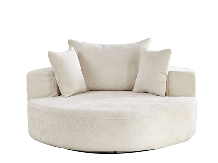 Swivel Chair With Rotating Base For Living Room