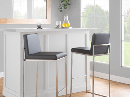 Fuji - Contemporary And Modern Elegance High Back Barstool