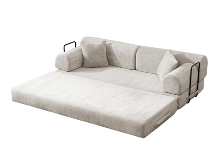 Convertible Sleeper Sofa Bed, Folding Mattress Couch - Light Camel