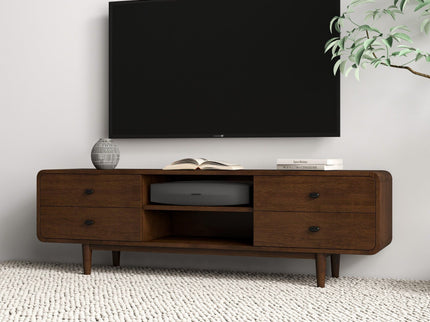 Alexa - TV Stand - Dark Brown / Wood