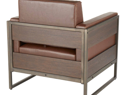 Drift - Industrial Lounge Chair - Espresso