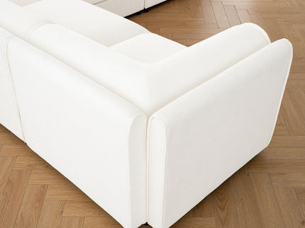 Contemporary Elegant Sofa With Storage And Ottoman