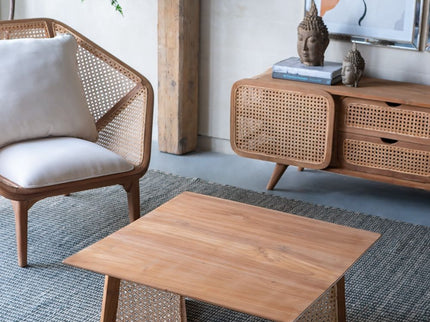Teak Coffee Table - Natural Wood / Brown