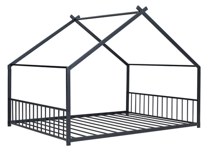 Metal House Bed
