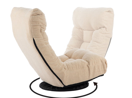 Adjustable Japanese Reclining Floor Chair Sofa With Metal Frame For Living Room