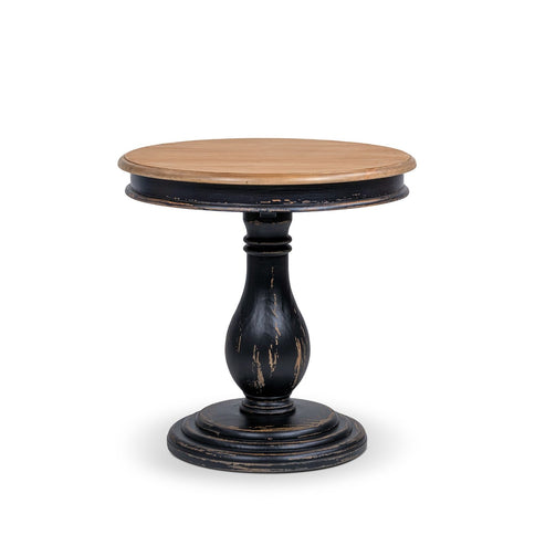 Winslow - Round Pedestal Side Table - Natural / Light Brown
