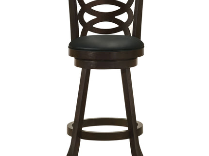 Swivel Bar Stool (Set of 2) - Black