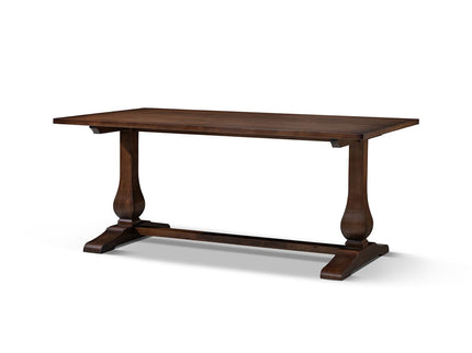Whitmore - Trestle Dining Table - Dark Brown