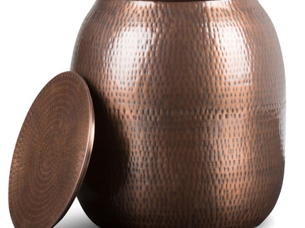 Griffen - Handcrafted Metal Storage Accent Table
