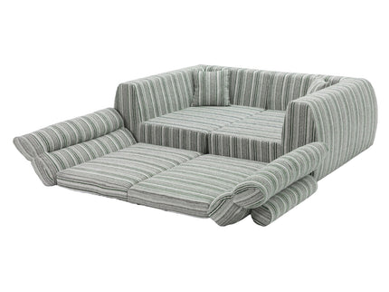 3 Seater, Couch With Throw Pillows For Living Room