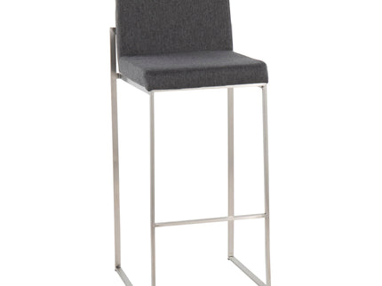 Fuji - Contemporary And Modern Elegance High Back Barstool