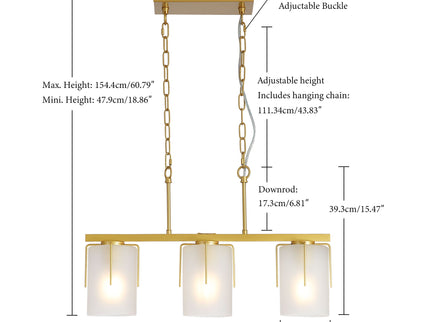 Adjustable Cylindrical Pendant Light
